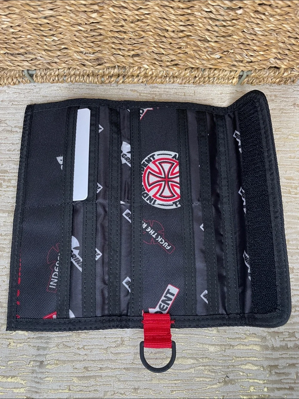 Independent Skate Wallet in Black & Red by Herschel